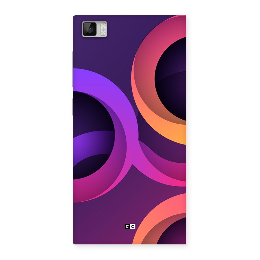 Gradient Rings Back Case for Mi3