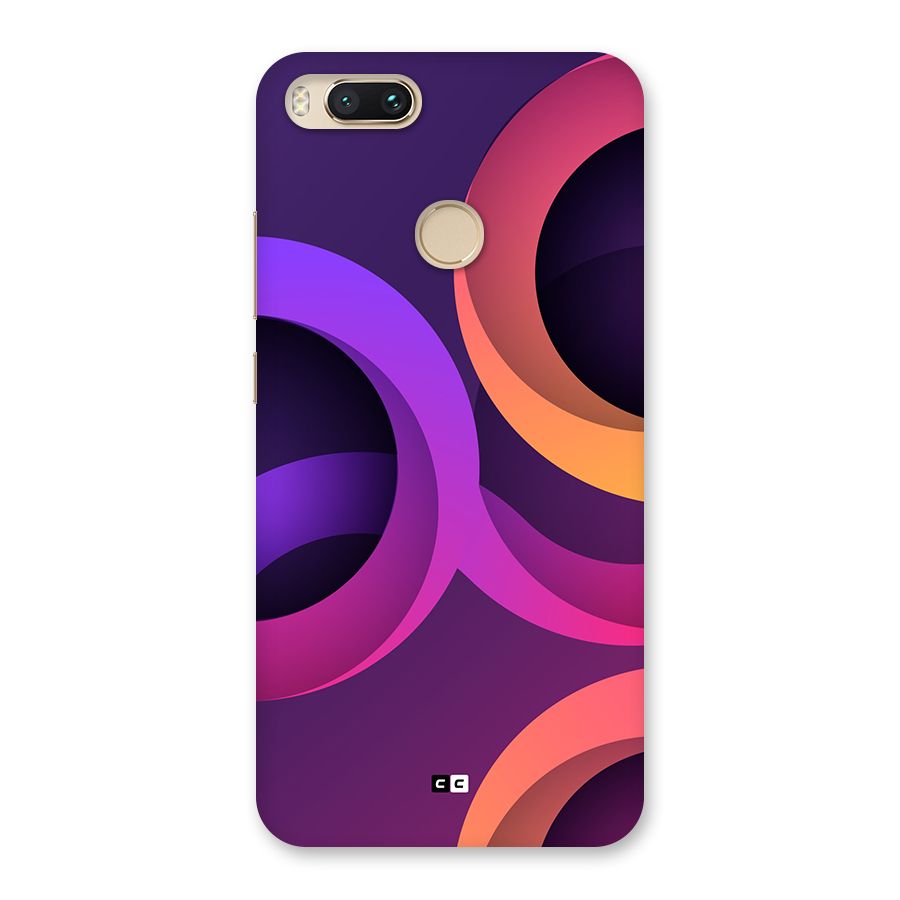 Gradient Rings Back Case for Mi A1