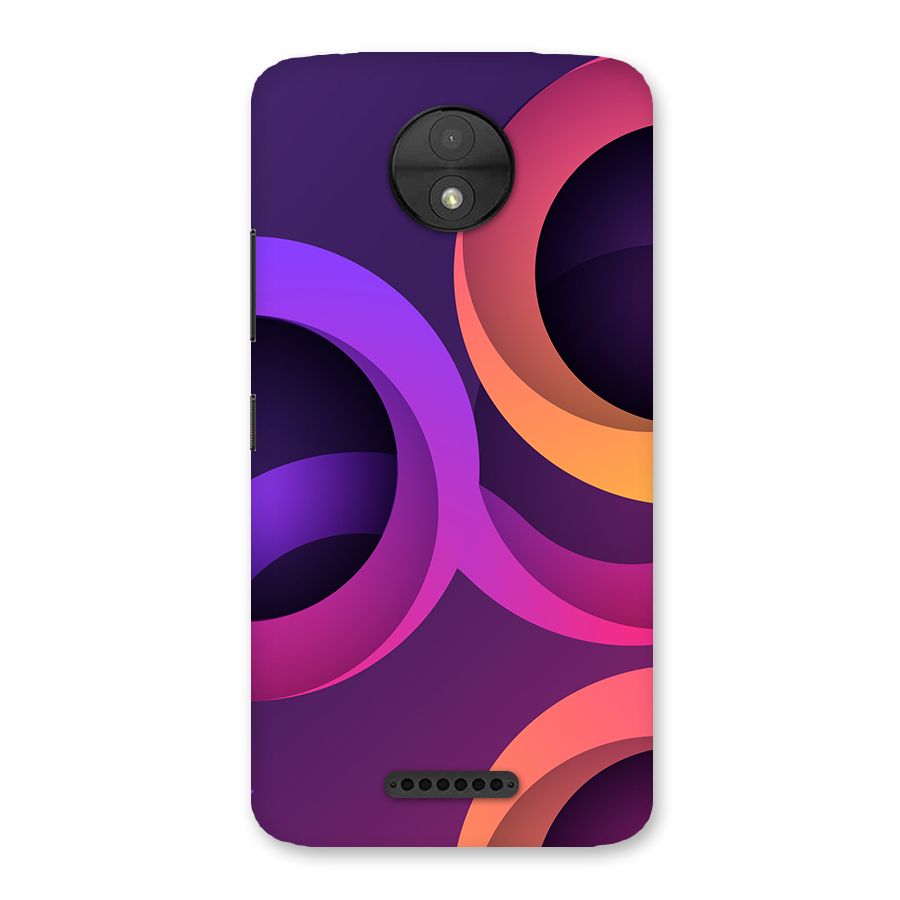 Gradient Rings Back Case for Moto C