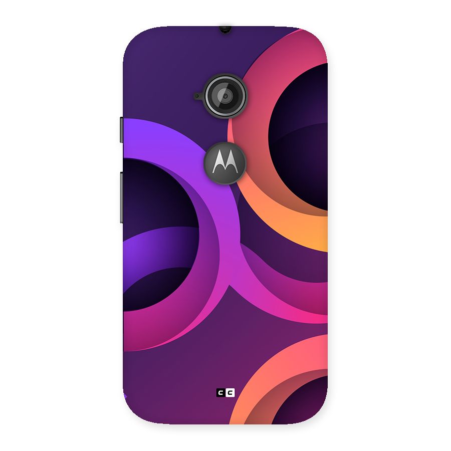Gradient Rings Back Case for Moto E 2nd Gen