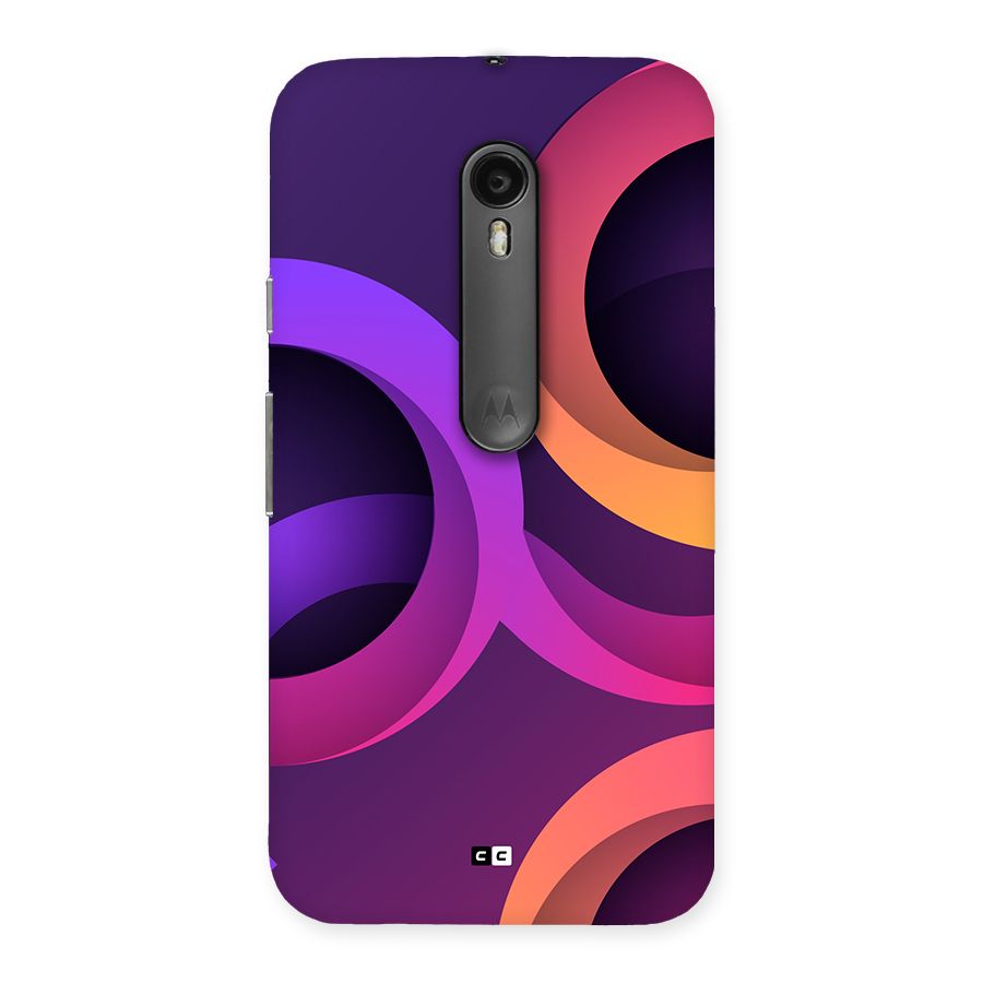 Gradient Rings Back Case for Moto G3