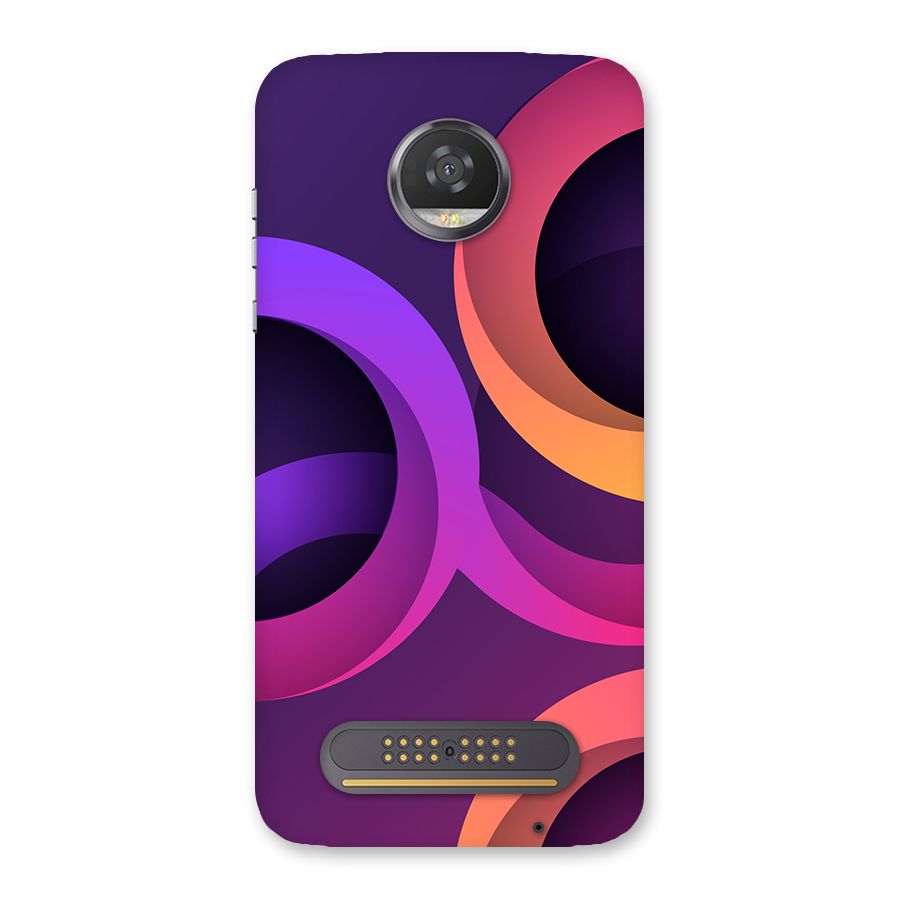 Gradient Rings Back Case for Moto Z2 Play