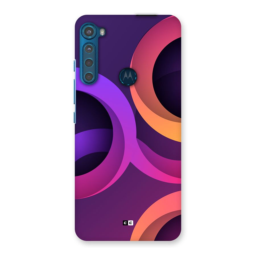 Gradient Rings Back Case for Motorola One Fusion Plus