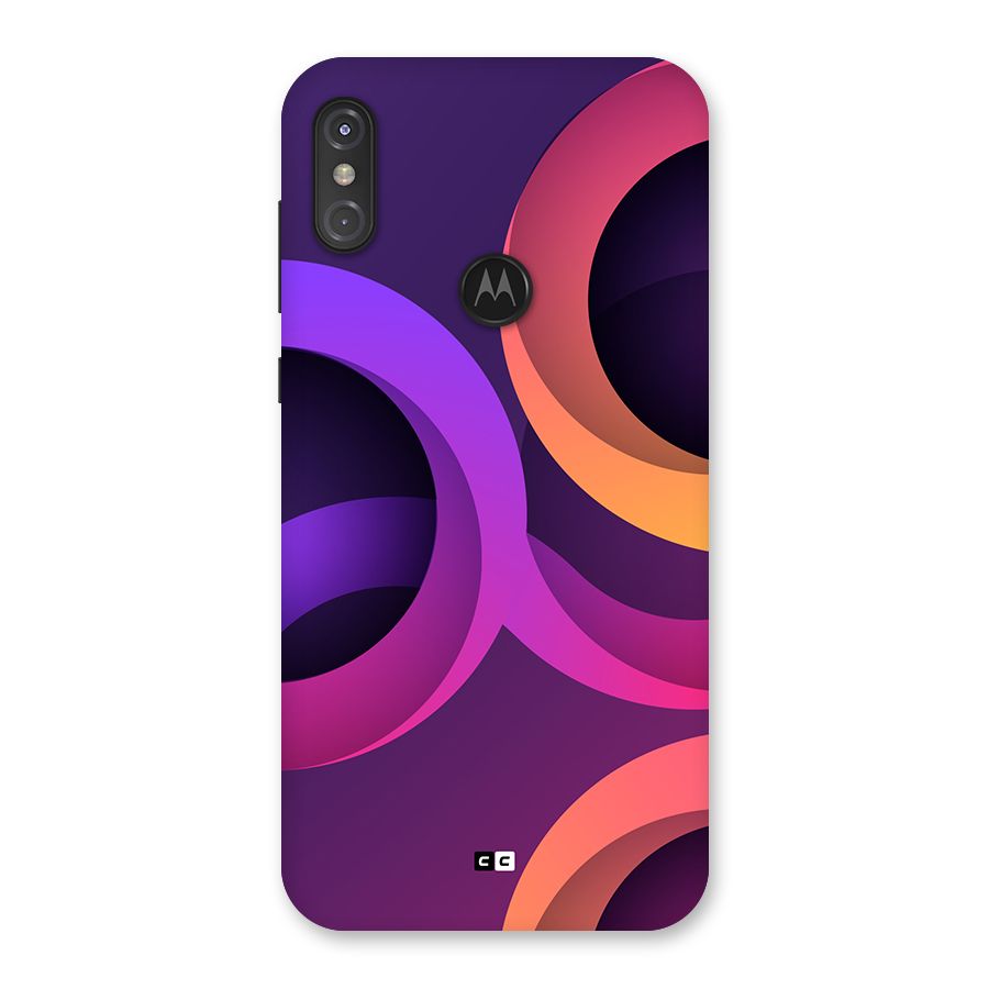 Gradient Rings Back Case for Motorola One Power