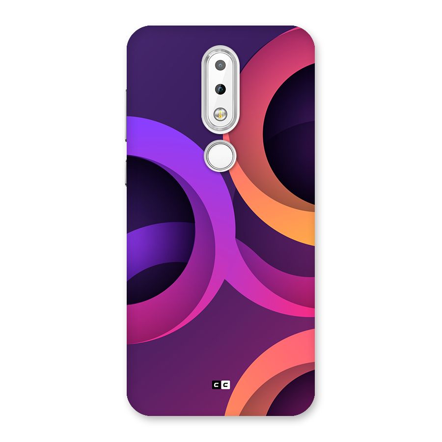 Gradient Rings Back Case for Nokia 6.1 Plus