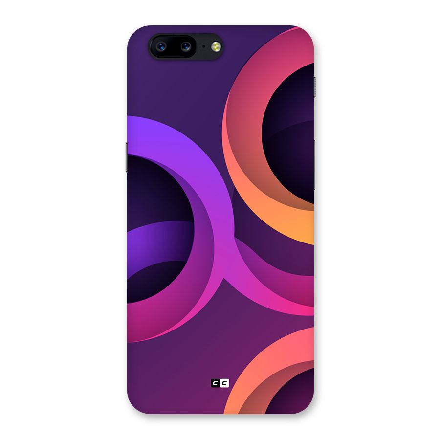 Gradient Rings Back Case for OnePlus 5