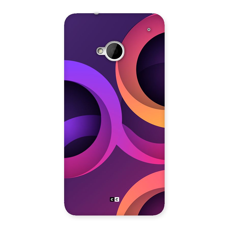 Gradient Rings Back Case for One M7 (Single Sim)