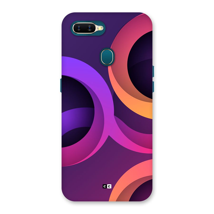 Gradient Rings Back Case for Oppo A12