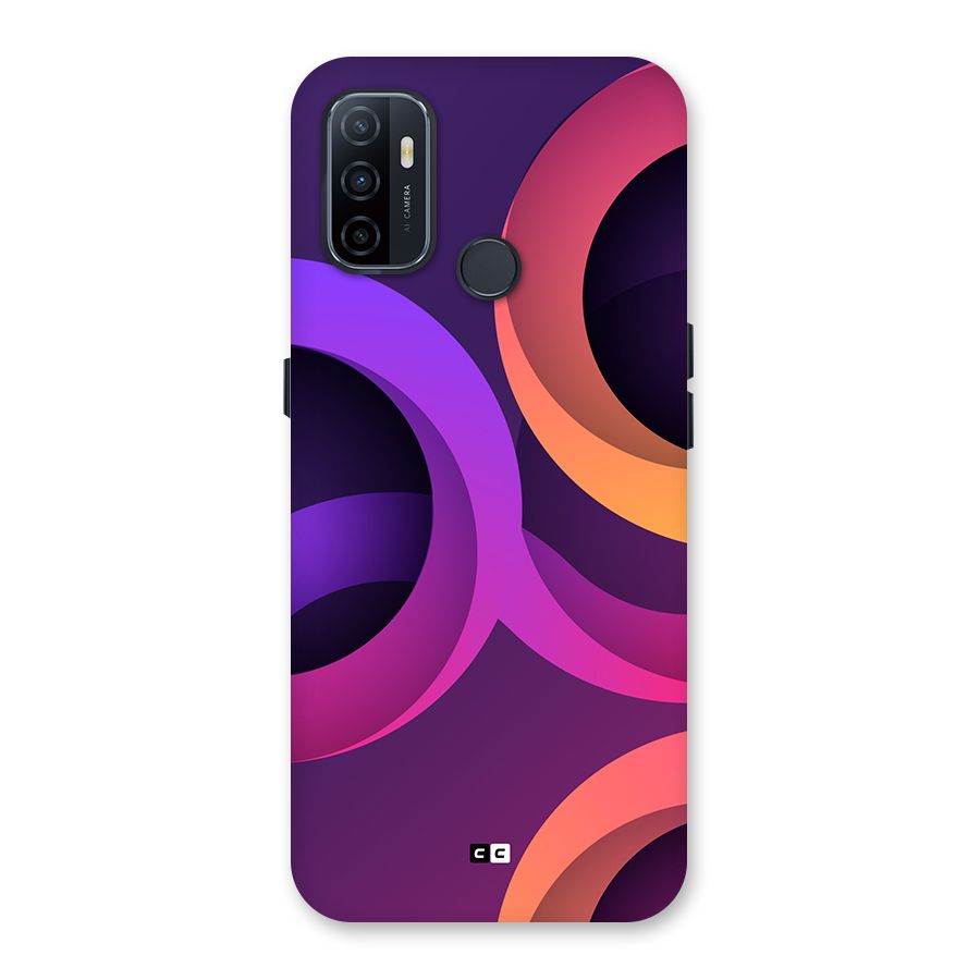 Gradient Rings Back Case for Oppo A32
