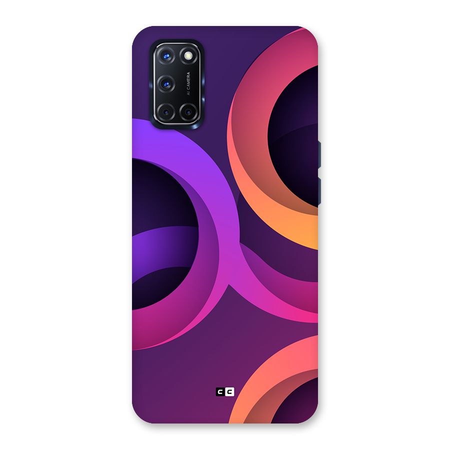 Gradient Rings Back Case for Oppo A52