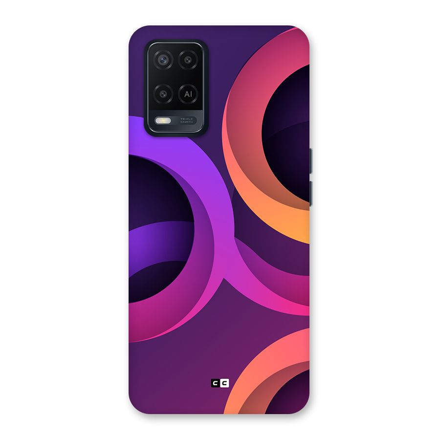 Gradient Rings Back Case for Oppo A54