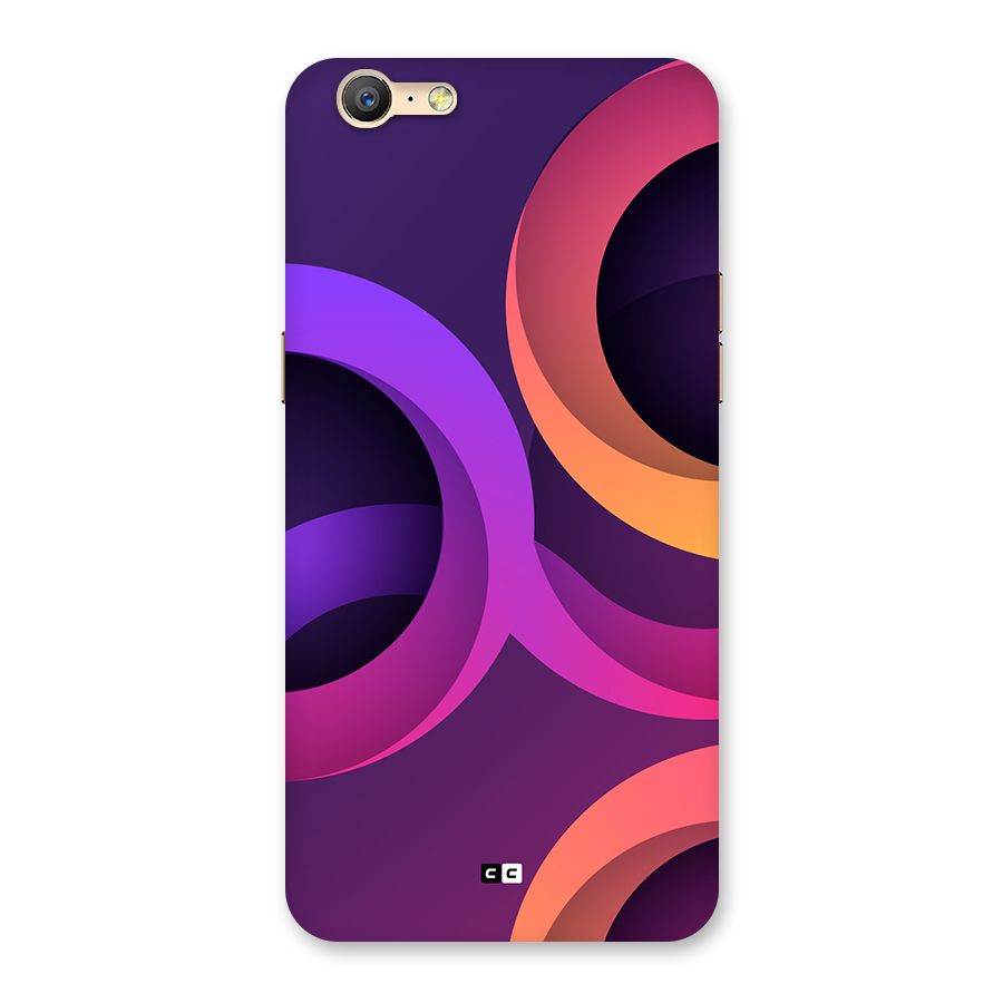 Gradient Rings Back Case for Oppo A57