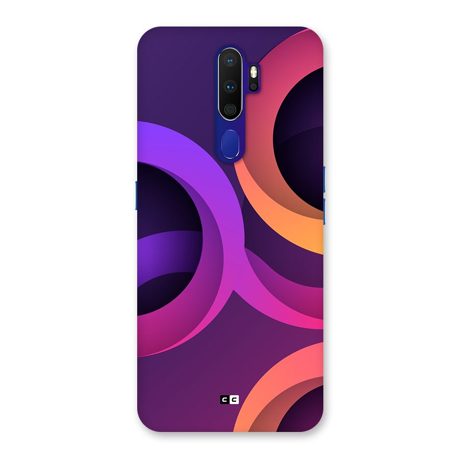 Gradient Rings Back Case for Oppo A9 (2020)