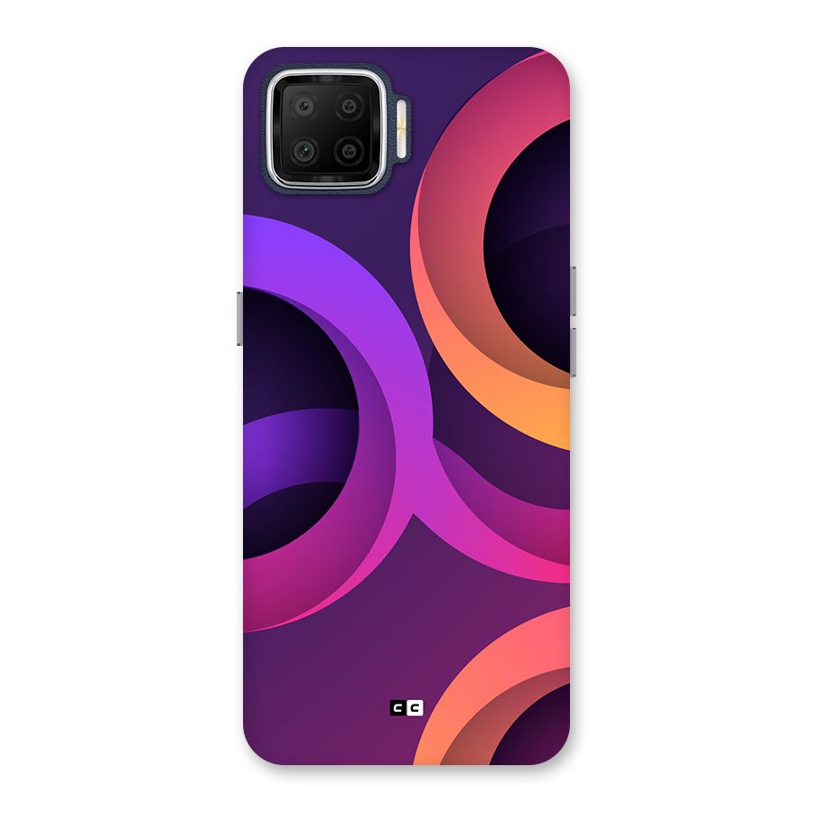 Gradient Rings Back Case for Oppo F17