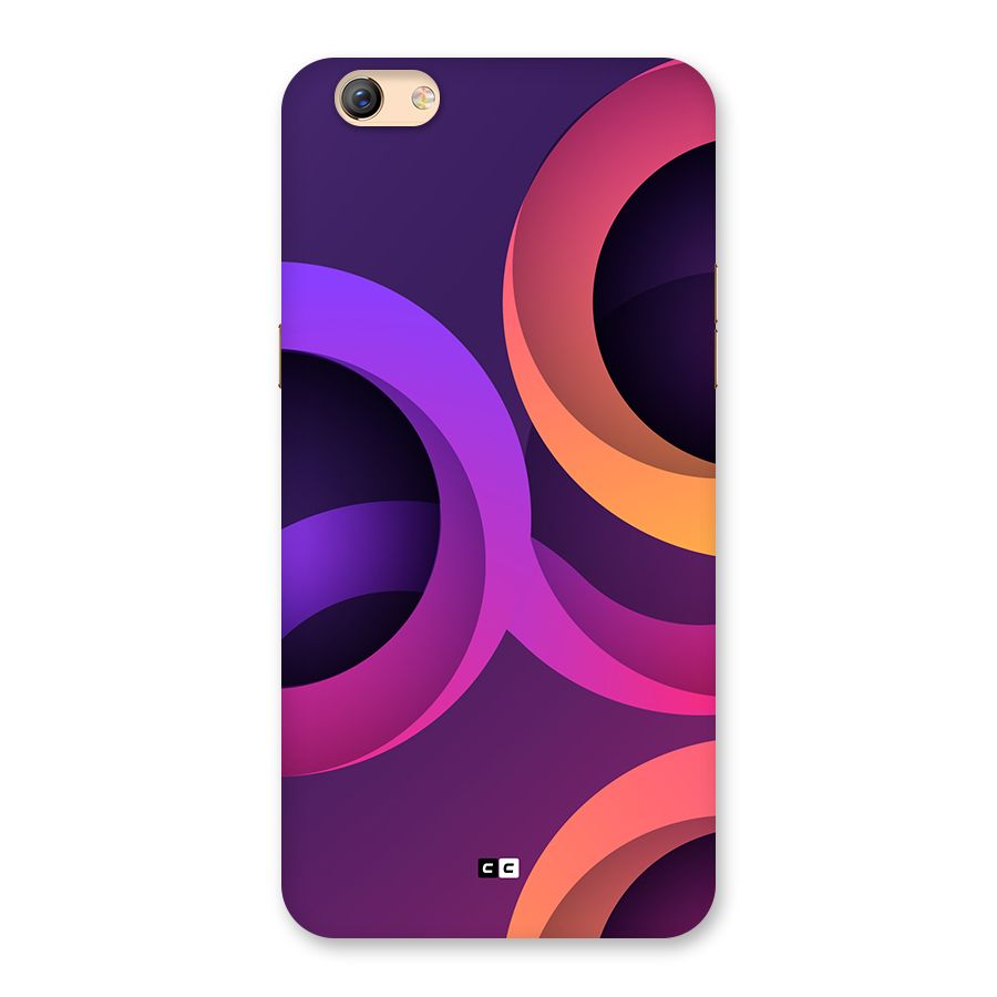 Gradient Rings Back Case for Oppo F3 Plus