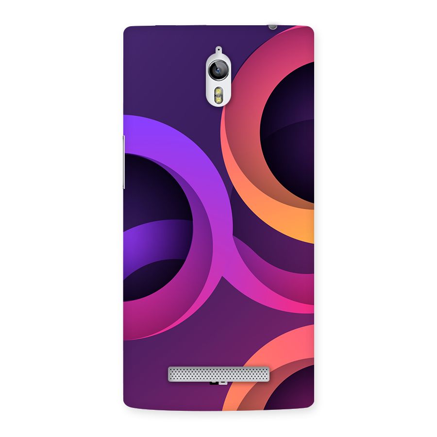 Gradient Rings Back Case for Oppo Find 7