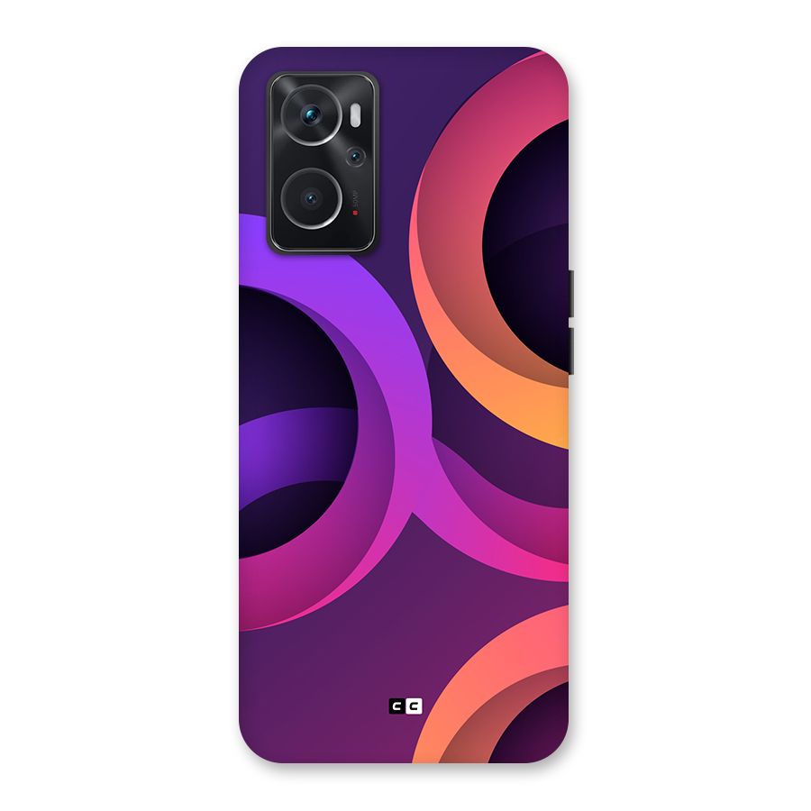 Gradient Rings Back Case for Oppo K10 4G
