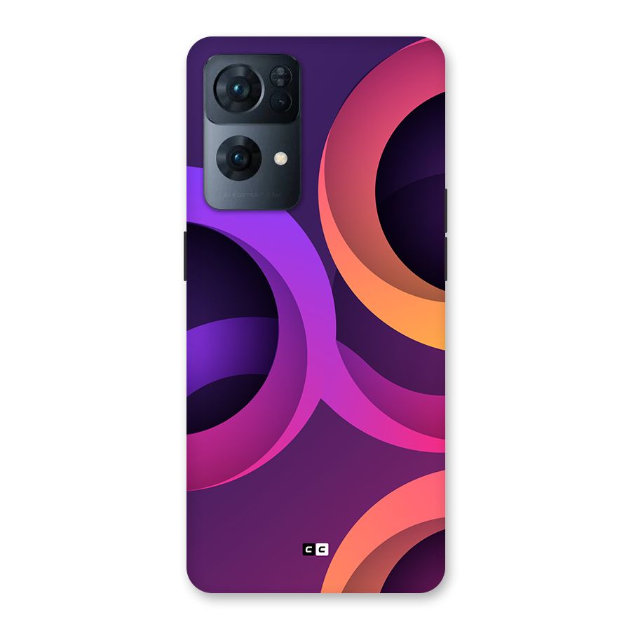 Gradient Rings Back Case for Oppo Reno7 Pro 5G