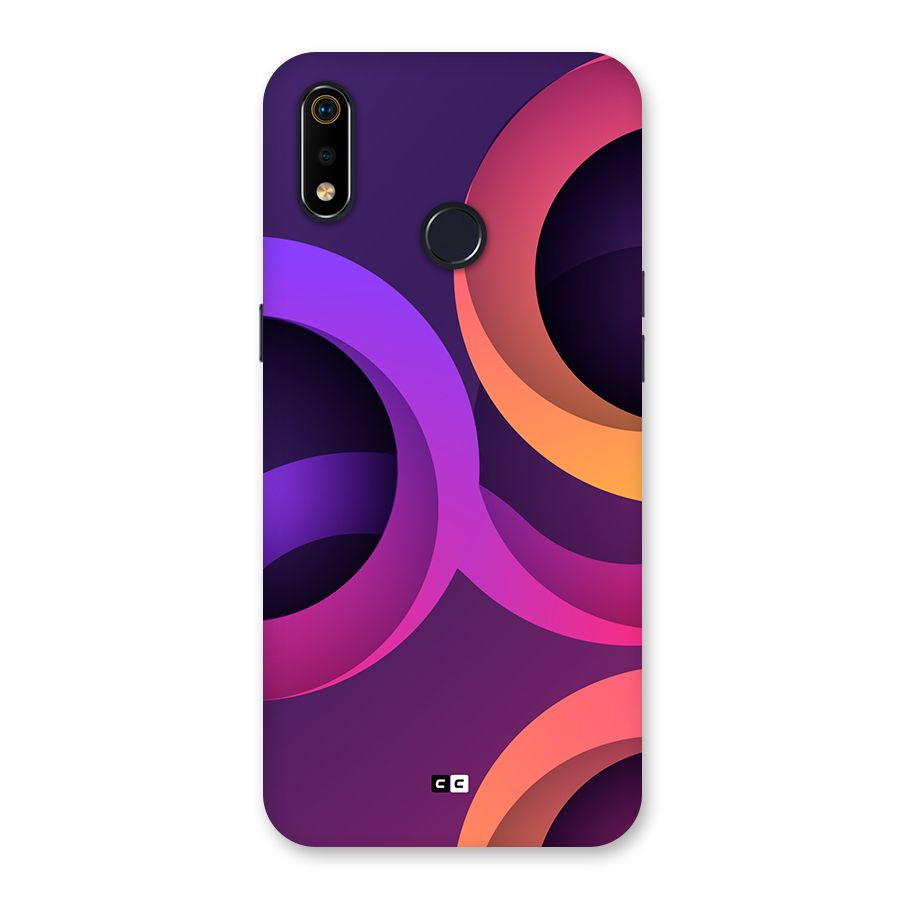 Gradient Rings Back Case for Realme 3i