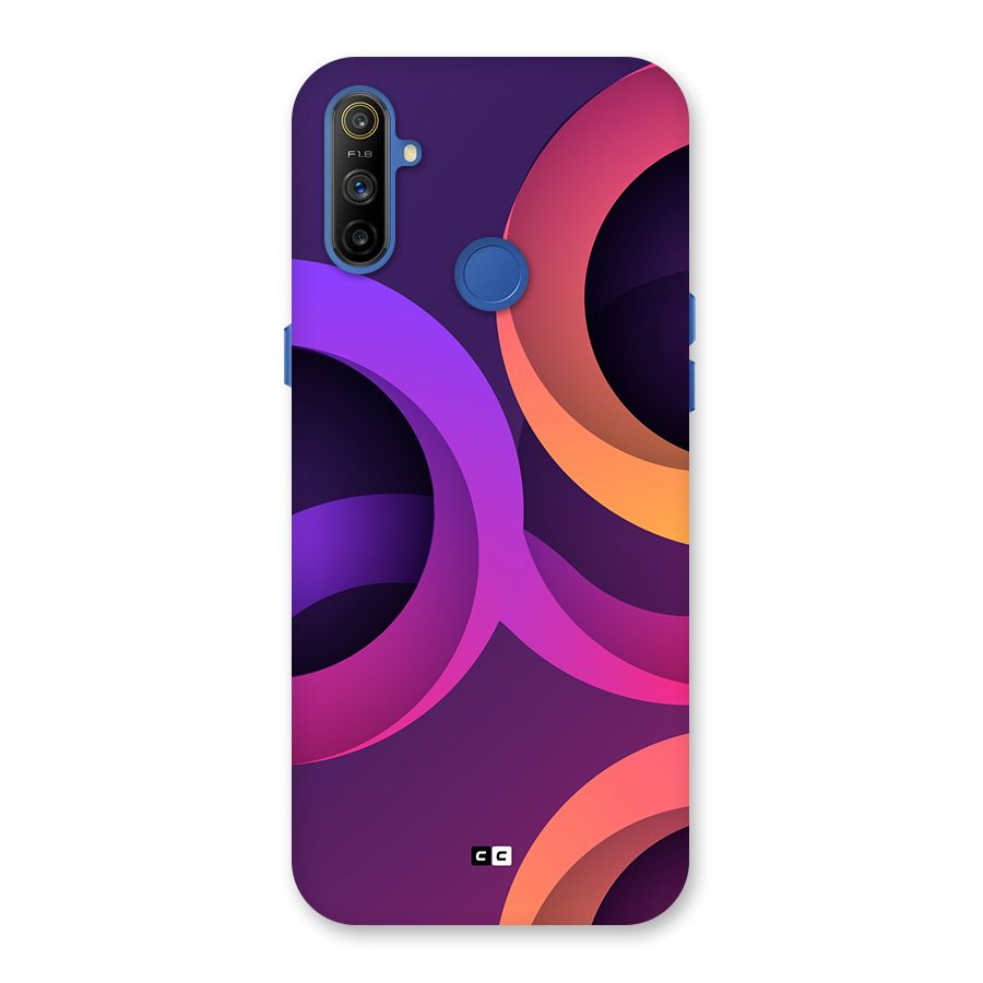 Gradient Rings Back Case for Realme Narzo 10A