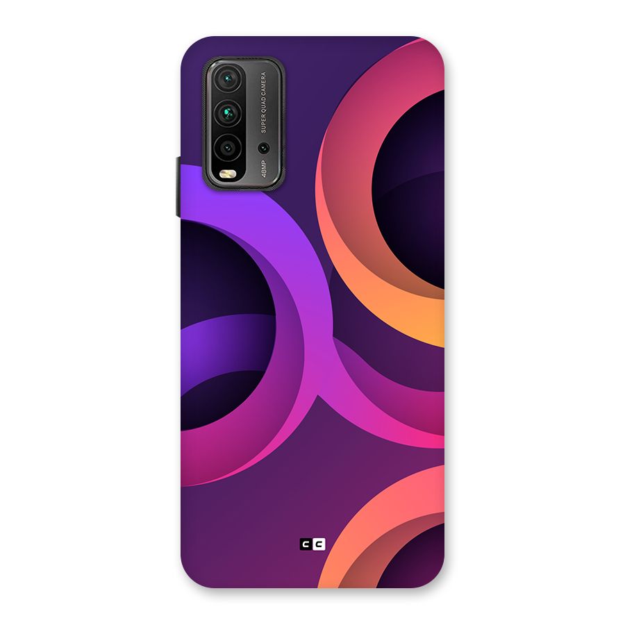 Gradient Rings Back Case for Redmi 9 Power