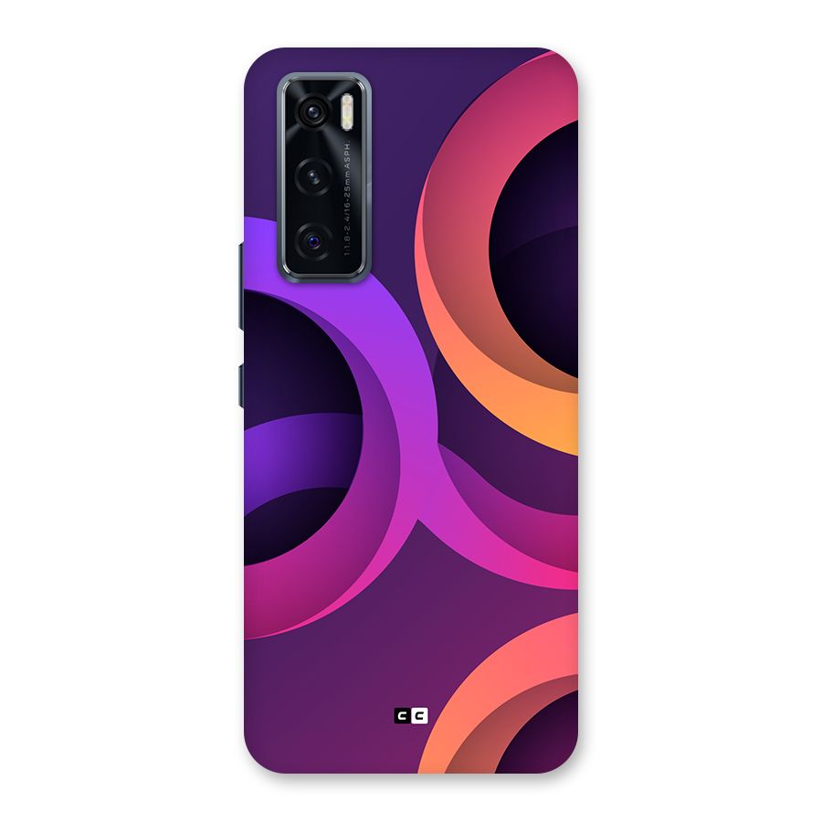 Gradient Rings Back Case for Vivo V20 SE