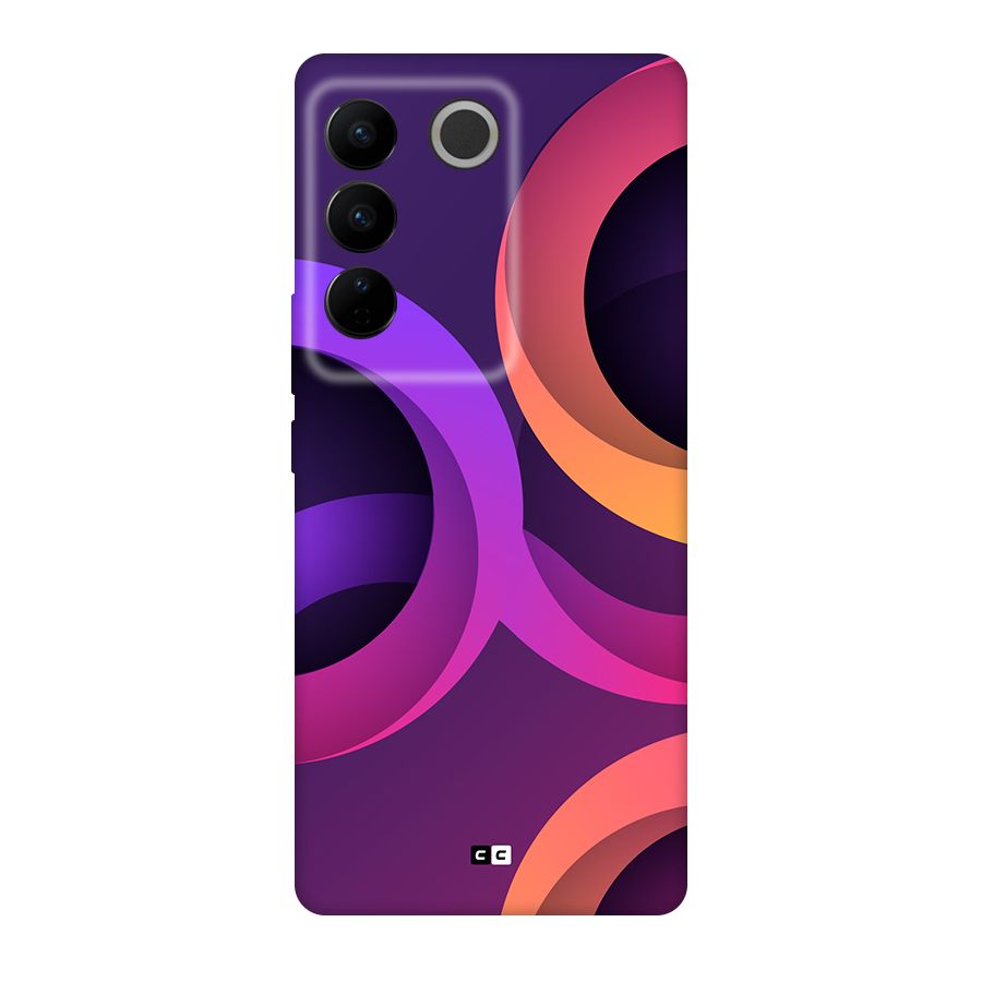 Gradient Rings Back Case for Vivo V27