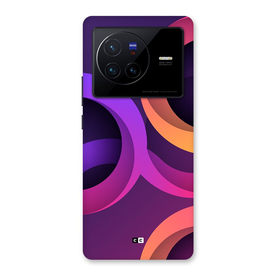 Gradient Rings Back Case for Vivo X80