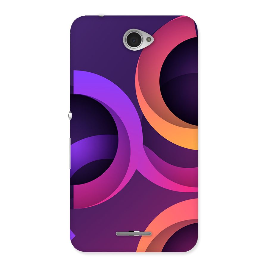 Gradient Rings Back Case for Xperia E4
