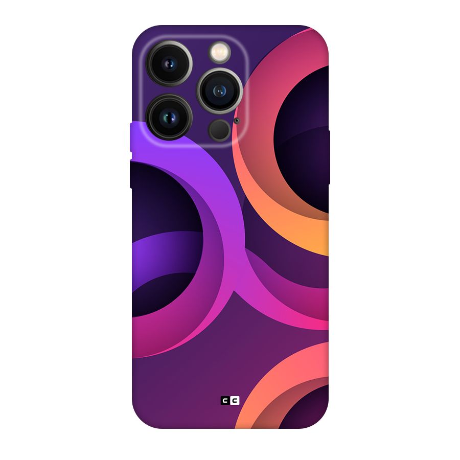 Gradient Rings Back Case for iPhone 14 Pro