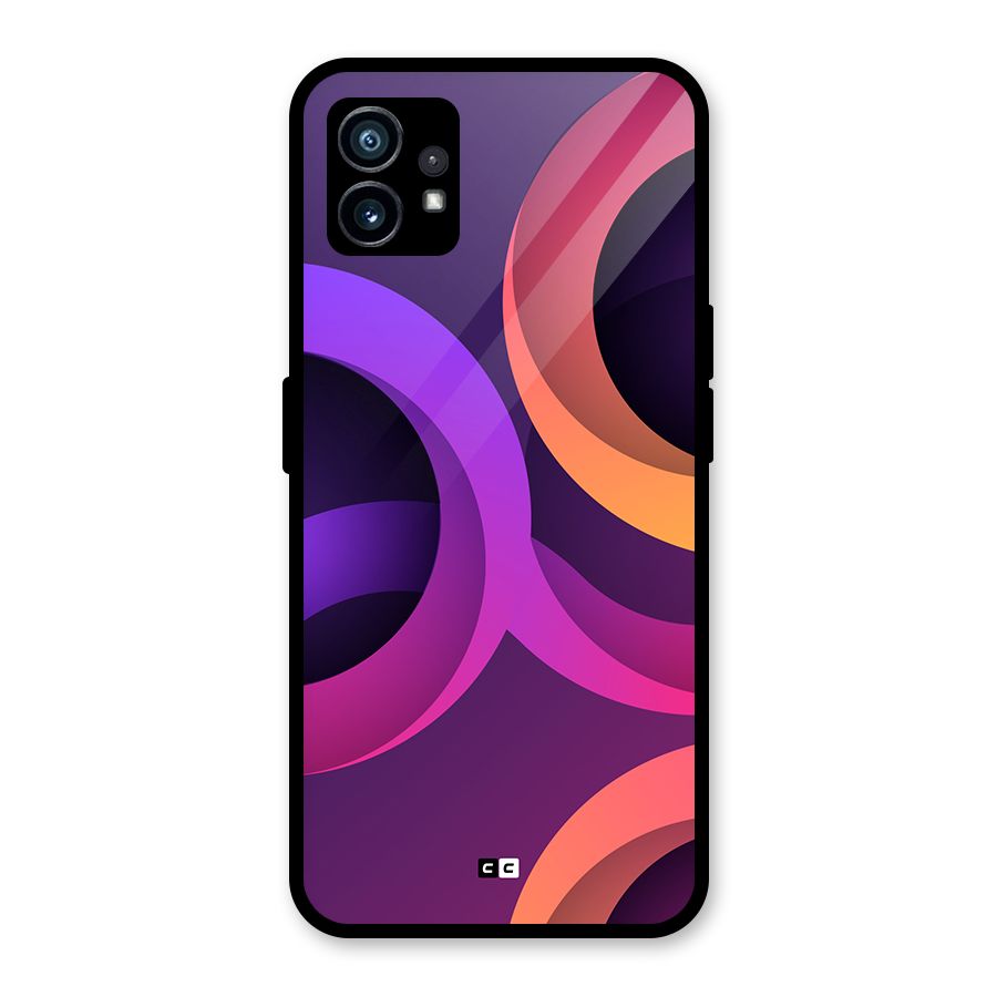 Gradient Rings Glass Back Case for Nothing Phone 1
