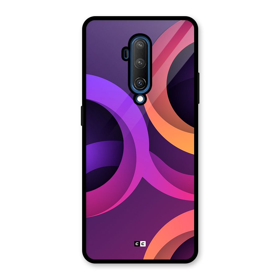 Gradient Rings Glass Back Case for OnePlus 7T Pro