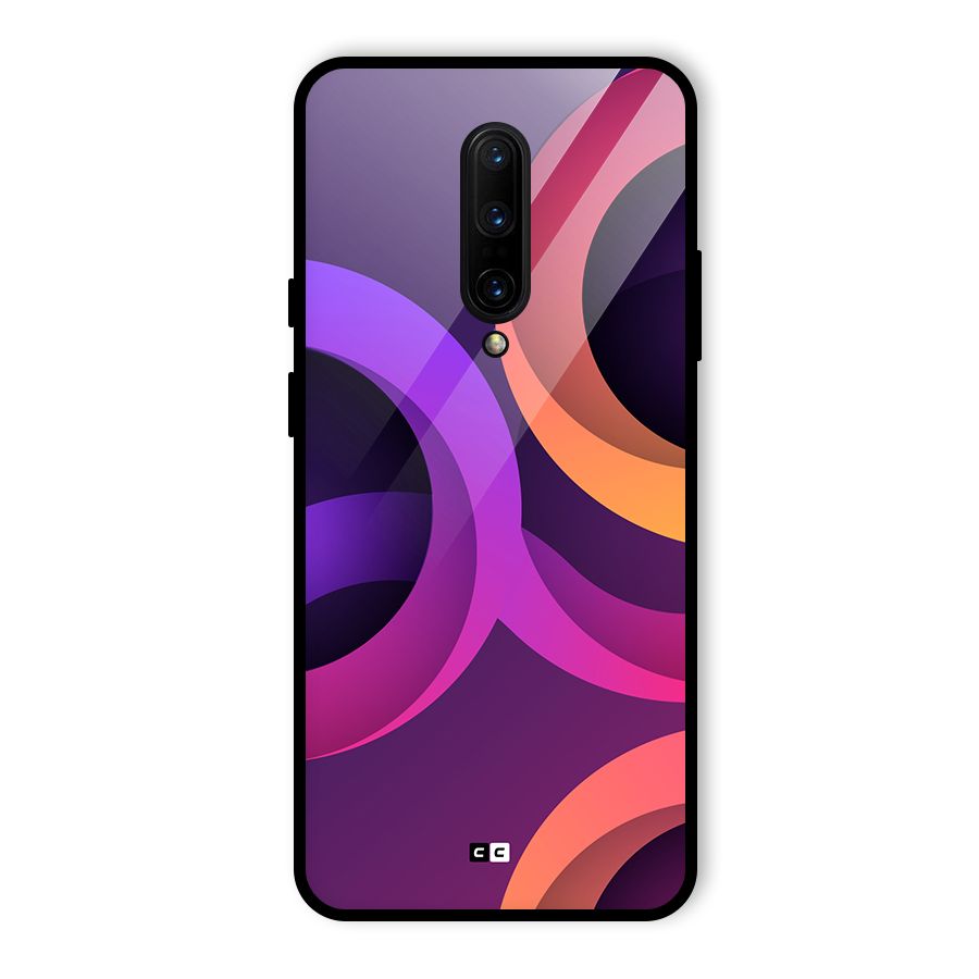 Gradient Rings Glass Back Case for OnePlus 7 Pro