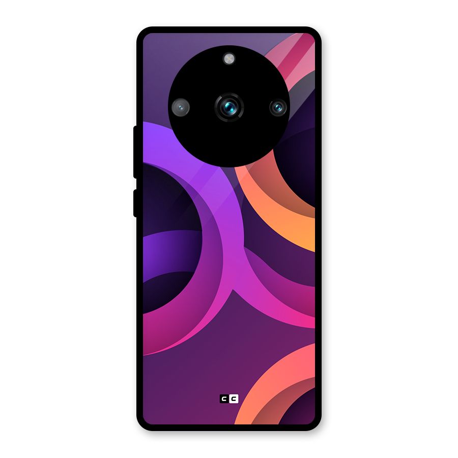 Gradient Rings Glass Back Case for Realme 11 Pro