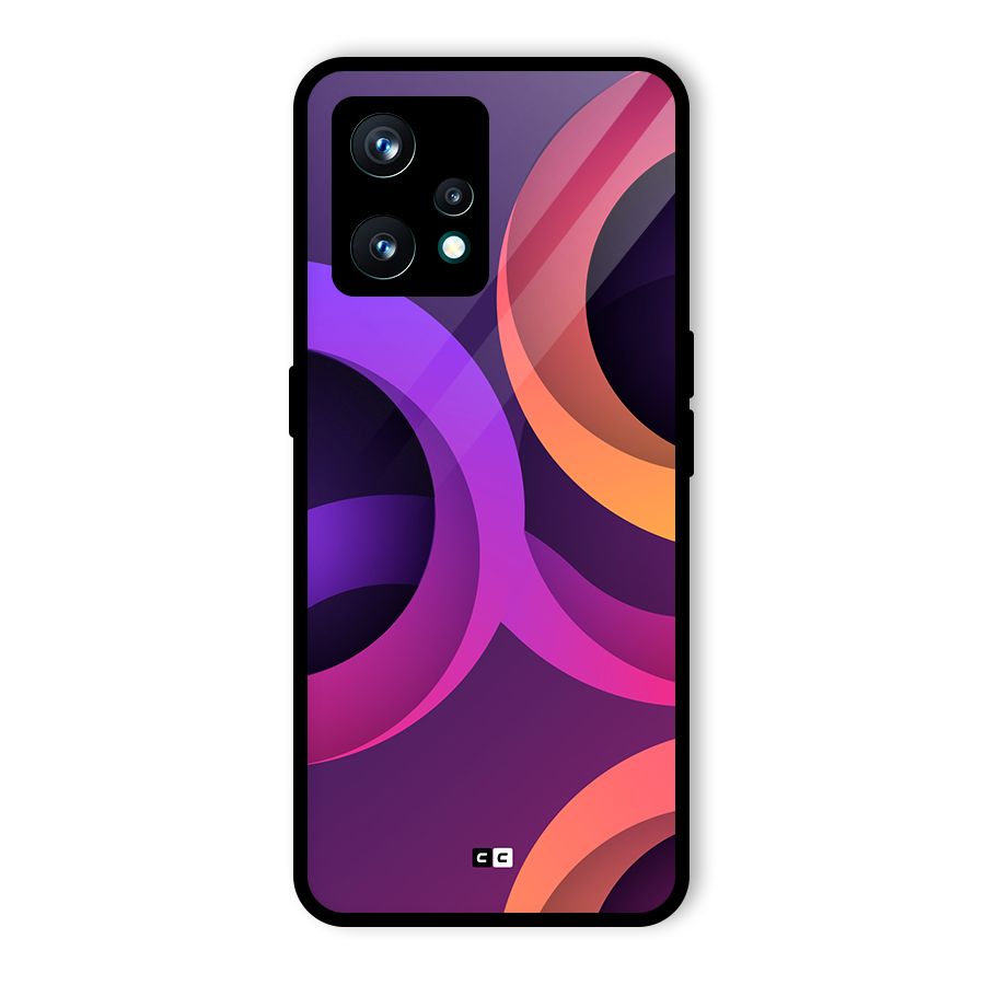 Gradient Rings Glass Back Case for Realme 9 Pro Plus 5G