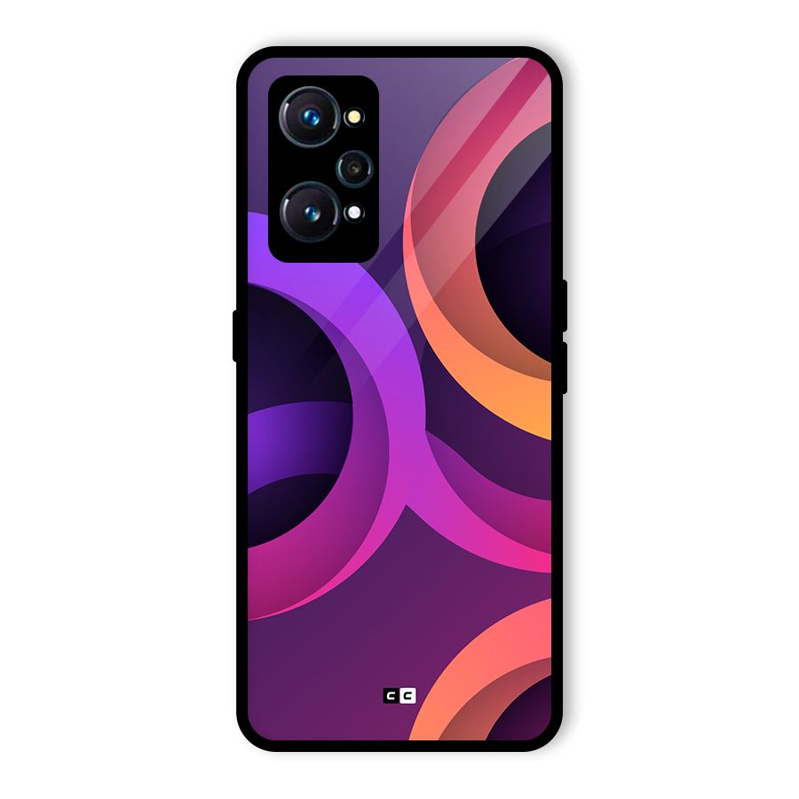 Gradient Rings Glass Back Case for Realme GT Neo2