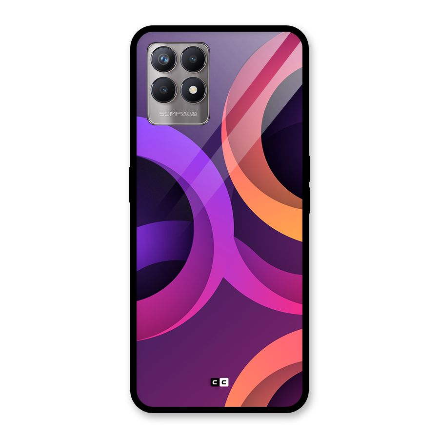Gradient Rings Glass Back Case for Realme Narzo 50