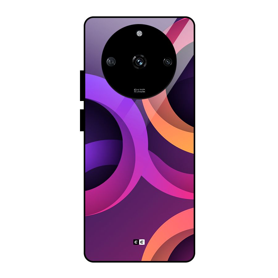 Gradient Rings Glass Back Case for Realme Narzo 60 5G