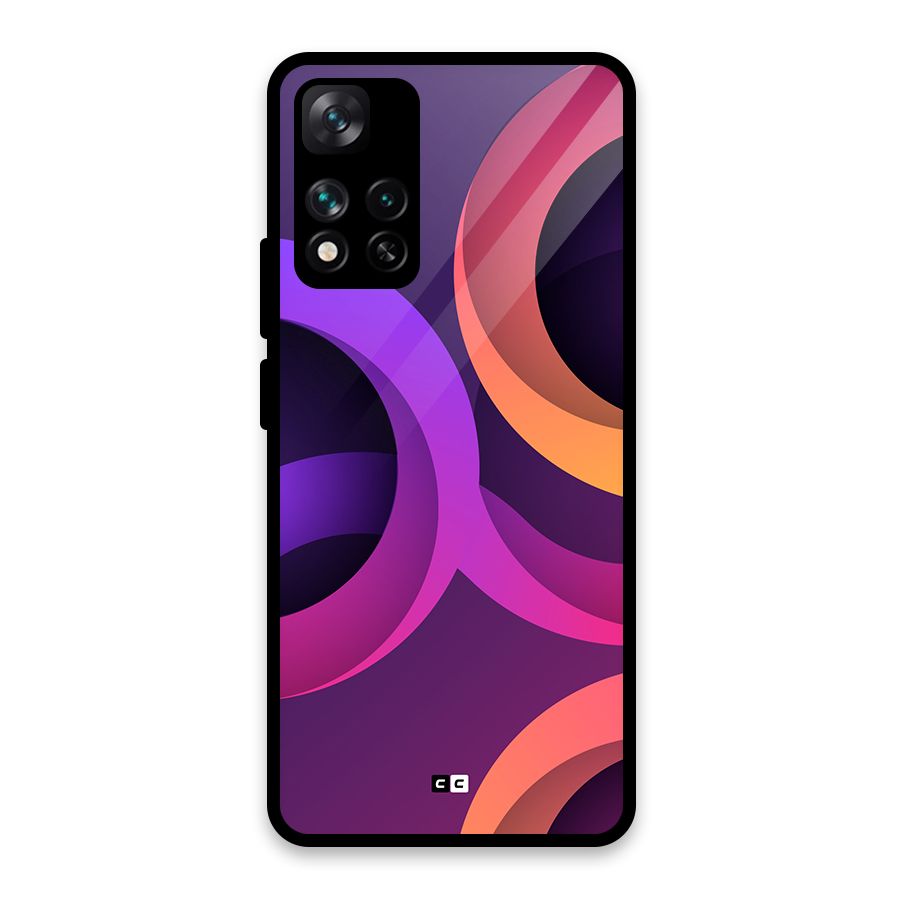 Gradient Rings Glass Back Case for Xiaomi 11i HyperCharge 5G