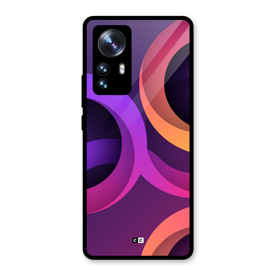 Gradient Rings Glass Back Case for Xiaomi 12 Pro