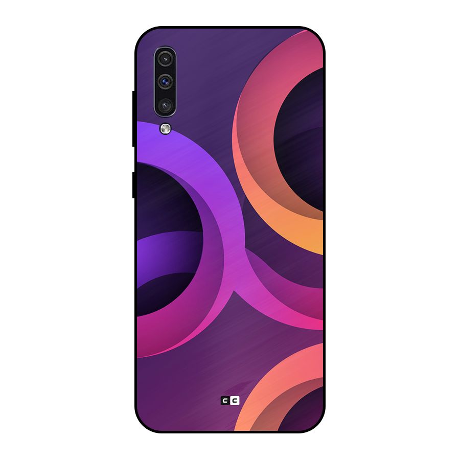 Gradient Rings Metal Back Case for Galaxy A50s