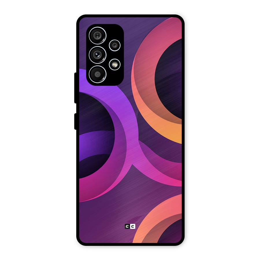 Gradient Rings Metal Back Case for Galaxy A53 5G