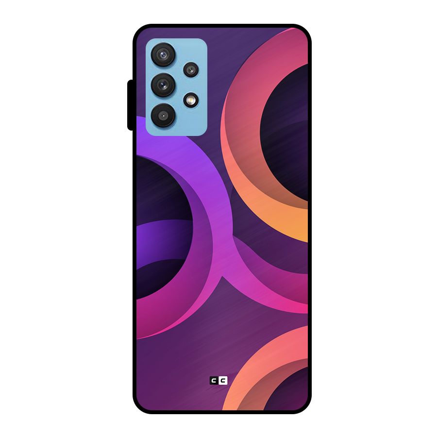 Gradient Rings Metal Back Case for Galaxy M32 5G