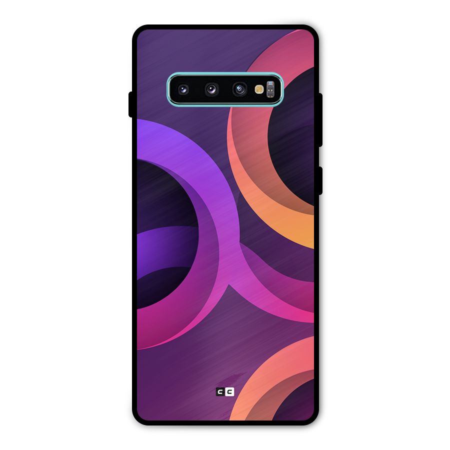 Gradient Rings Metal Back Case for Galaxy S10 Plus