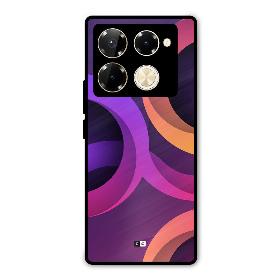 Gradient Rings Metal Back Case for Infinix Note 40 Pro