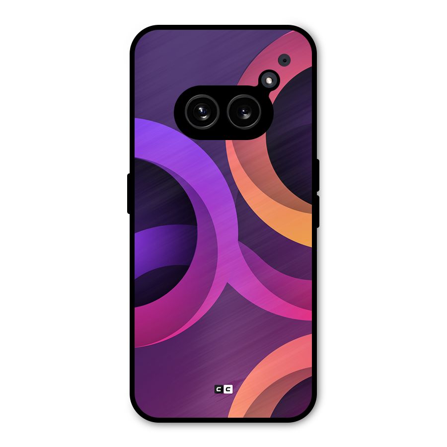 Gradient Rings Metal Back Case for Nothing Phone 2a