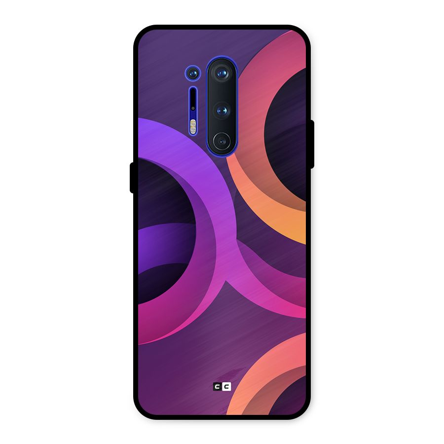 Gradient Rings Metal Back Case for OnePlus 8 Pro