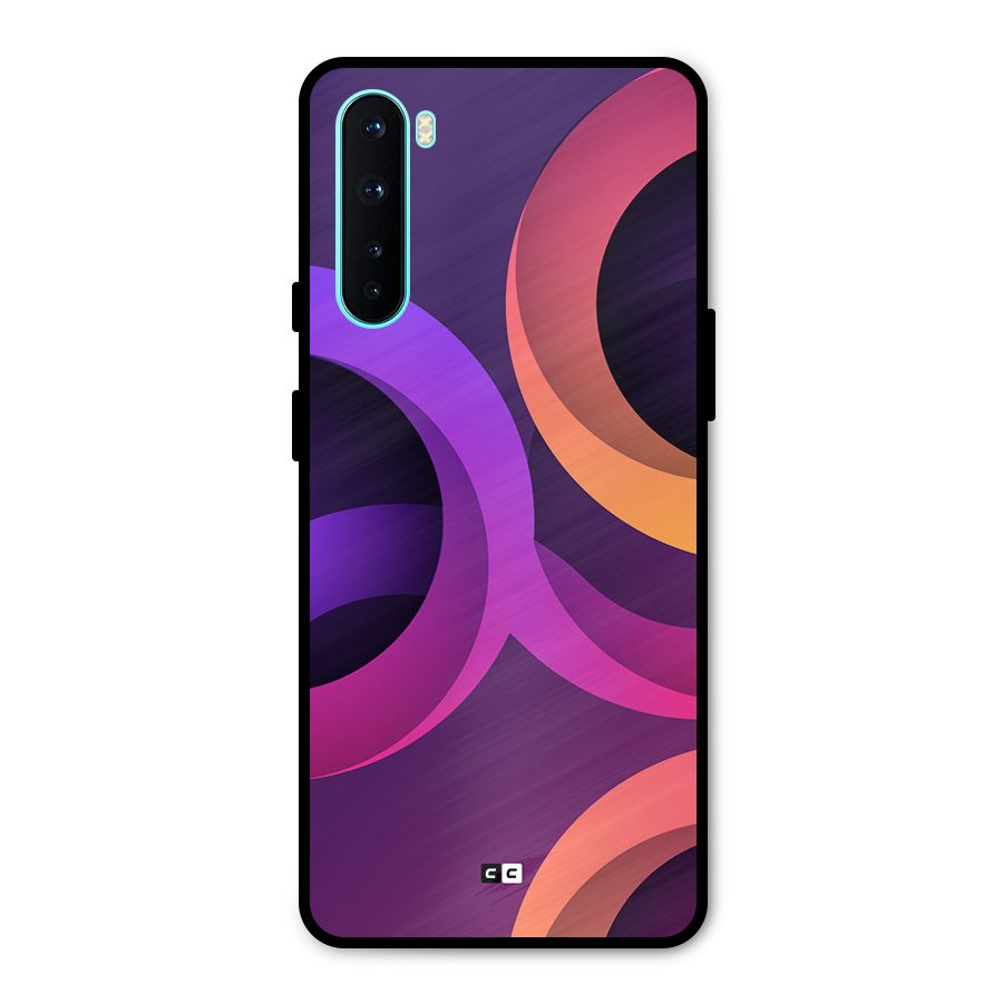Gradient Rings Metal Back Case for OnePlus Nord