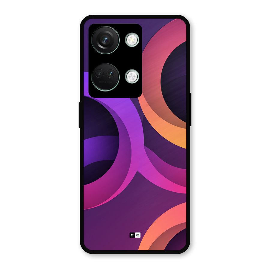 Gradient Rings Metal Back Case for OnePlus Nord 3