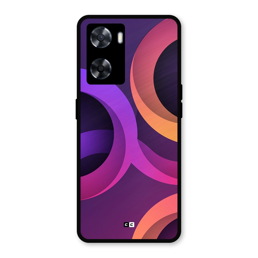 Gradient Rings Metal Back Case for OnePlus Nord N20 SE